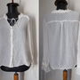 ZARA BLUZA MATASE NATURALA PICOURI