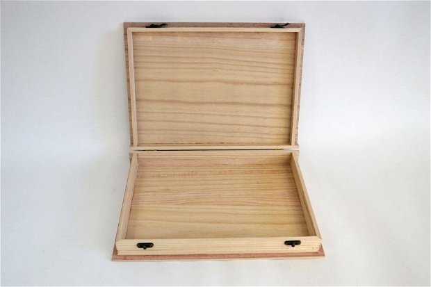 Cutie din lemn tip carte-  A4- 355982