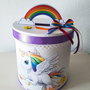 Cutie dar botez unicorn