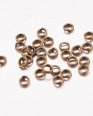 Zale bronz duble 4mm (50 buc)