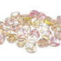 Petale din sticla, 8x7 mm, Crystal Lemon Rainbow - 00030-98534