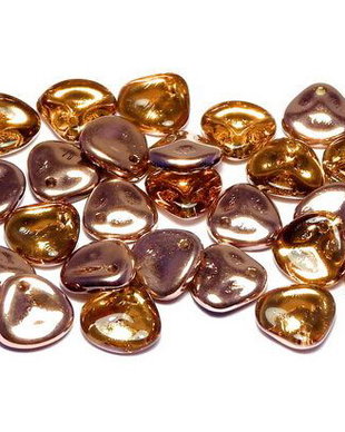 Petale din sticla, 8x7 mm, Topaz Capri Gold - 10030-27101