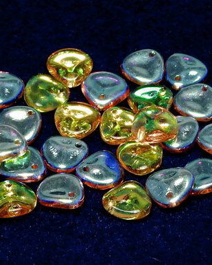Petale din sticla, 8x7 mm, Topaz AB - 10030-28701