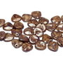 Petale din sticla, 8x7 mm, Ivory Picasso - 13000-43400