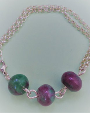 Bratara handmade cu pietre semipretioase