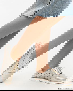 Pantofi Casual Clegg Aurii