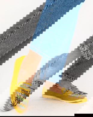 Mocasini Sabiha Galbeni