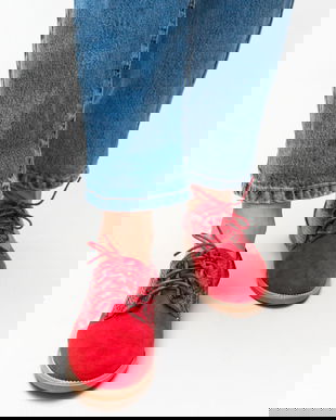 Pantofi Casual Fans Rosii