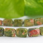 Unakite fatetat 12x8mm, cod ID98 (1)