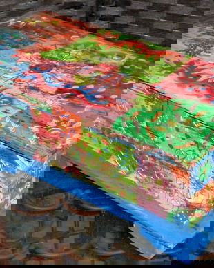 CUFAR /CASETA XXL LEMN PICTATA MANUAL