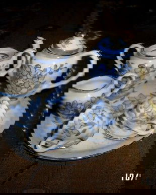 5 MODELE SERVICII CEAI CAFEA IN MINIATURA DIN PORTELAN SCHWANTIP