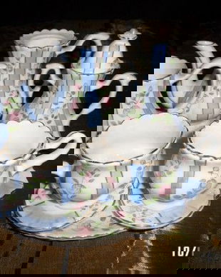 SERVICIU CEAI CAFEA PORTELAN MINIATURA SCHWANTIP