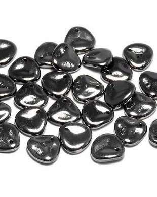 Petale din sticla, 8x7 mm, Jet Full Chrome - 23980-27400