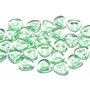 Petale din sticla, 8x7 mm, Lt.Peridot - 50050