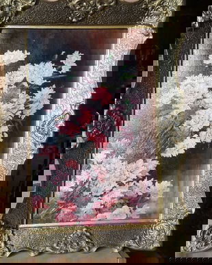 GAROAFE -SUPERB TABLOU VECHI U/C