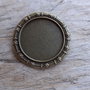 Baza brosa bronz, interior 30 mm