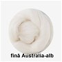 lana fina Australia-alb curat