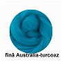 lana fina Australia-turcoaz