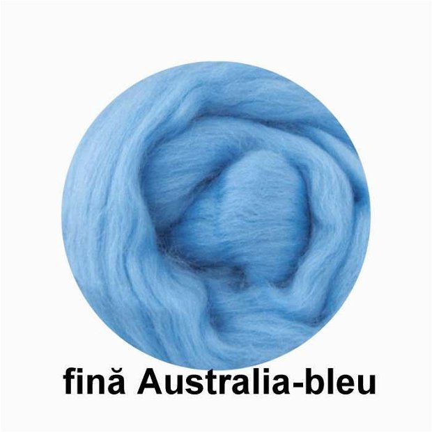 lana fina Australia-bleu