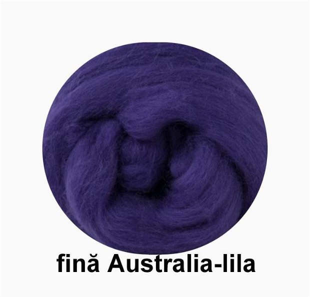 lana fina Australia-lila