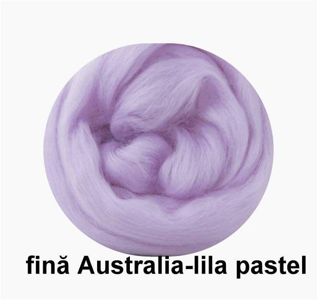 lana fina Australia-lila pastel