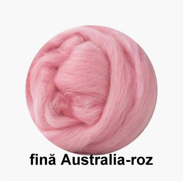 lana fina Australia-roz