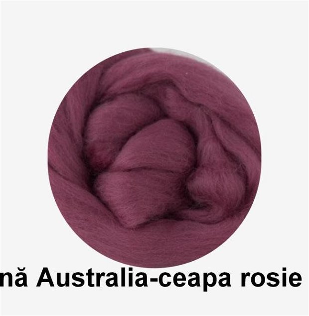 lana fina Australia-ceapa rosie