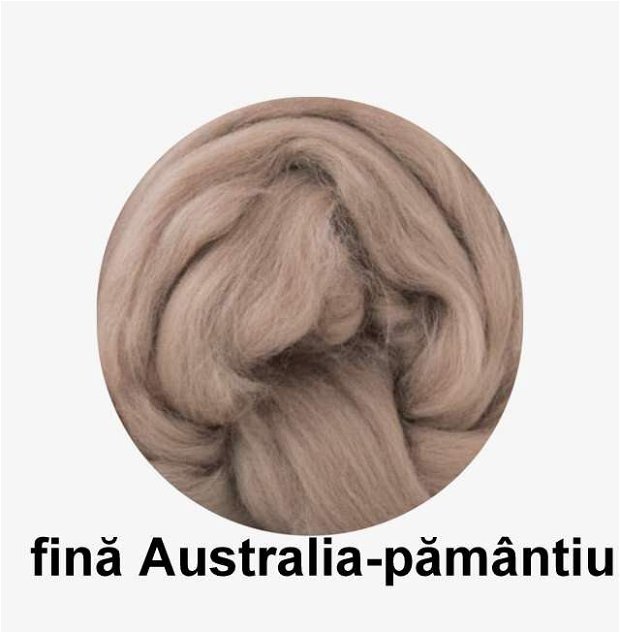lana fina Australia-pamantiu