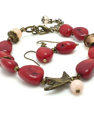 Set cu coral rosu (rezervat)