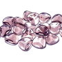 Petale din sticla, 14x13 mm, Light Amethyst Shimmer - 20020-14400