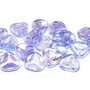 Petale din sticla, 14x13 mm, Light Sapphire AB - 30010-28701