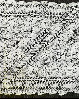 fata de masa dantela crosetata manual