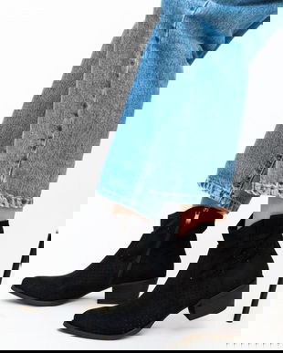 Botine Scarlet Negre