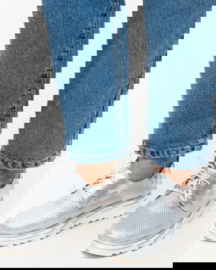 Pantofi Casual Dropin Argintii