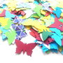 350 fluturi decupati din hârtie colorată
