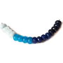 Jad rondele fatetate si rotunde, degrade 8x5mm (16buc)  GSLAK 710