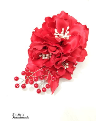 Brosa Floare textila