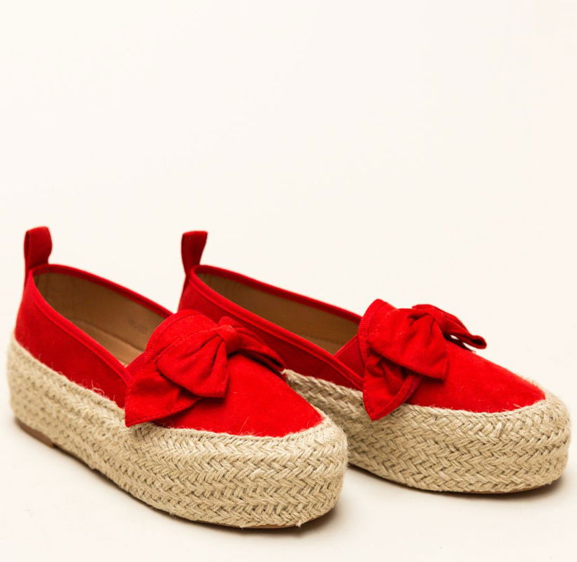 Espadrile Casual Jada Rosii