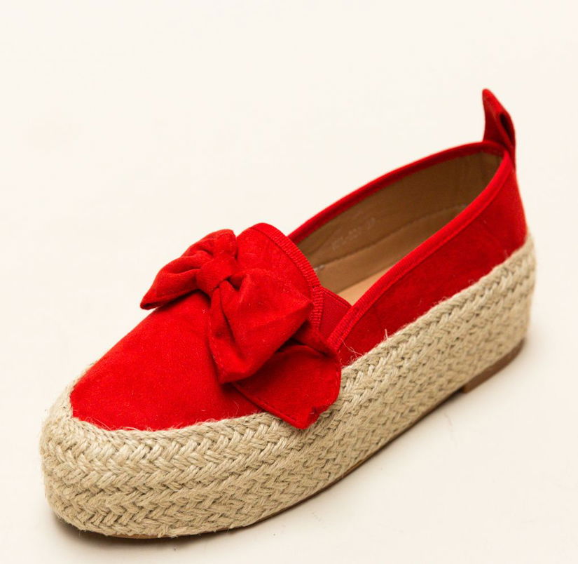 Espadrile Casual Jada Rosii