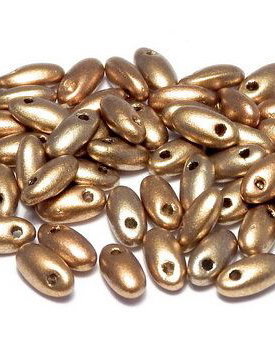 Margele Rizo, 2.5x6 mm, Metallic Mix - 01610