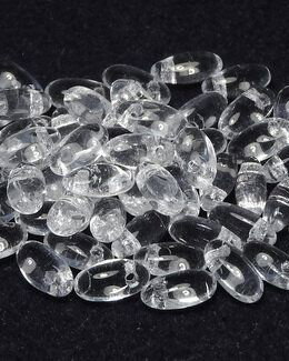 Margele Rizo, 2.5x6 mm, Crystal - 00030