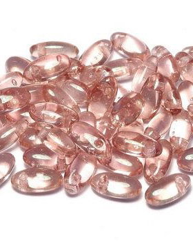 Margele Rizo, 2.5x6 mm, Crystal Red Luster - 00030-14495