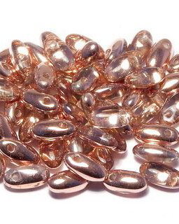 Margele Rizo, 2.5x6 mm, Crystal Capri Gold - 00030-27101
