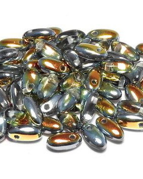 Margele Rizo, 2.5x6 mm, Crystal Marea - 00030-28001