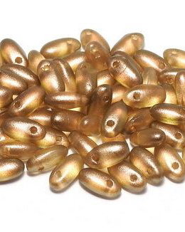 Margele Rizo, 2.5x6 mm, Crystal GT Sandalwood - 00030-29253