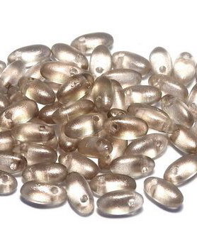 Margele Rizo, 2.5x6 mm, Crystal GT Champagne - 00030-29270