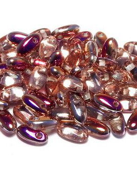 Margele Rizo, 2.5x6 mm, Crystal Sliperit - 00030-29500