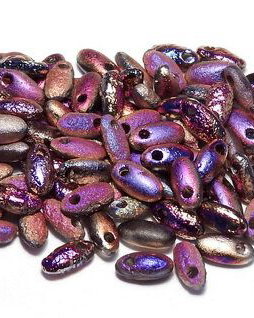 Margele Rizo, 2.5x6 mm, Crystal Etched Sliperit Full - 00030-29583