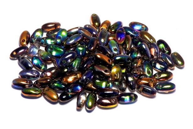 Margele Rizo, 2.5x6 mm, Crystal Magic Copper - 00030-95300