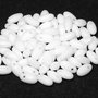 Margele Rizo, 2.5x6 mm, Chalk White Matted - 03000-84110